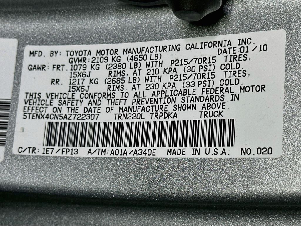 2010 Toyota Tacoma Base