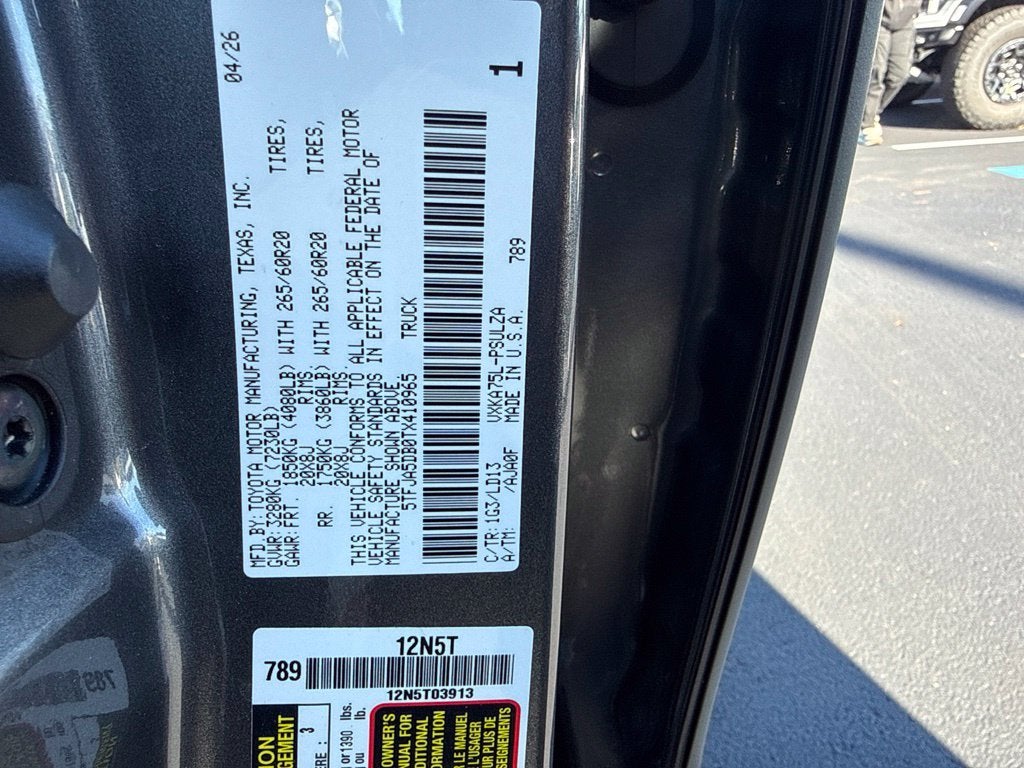 2026 Toyota Tundra Limited