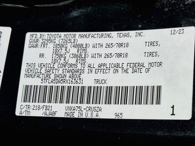 2024 Toyota Tundra SR5
