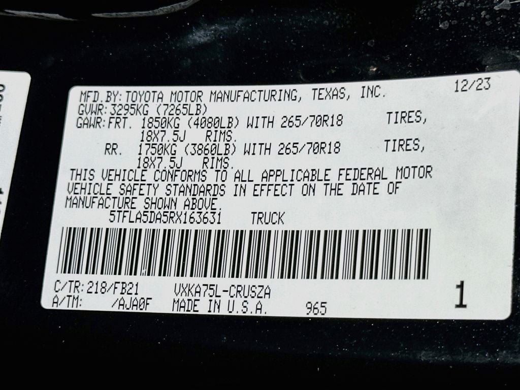 2024 Toyota Tundra SR5