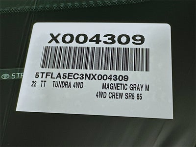 2022 Toyota Tundra SR5