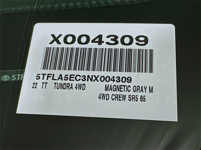 2022 Toyota Tundra SR5