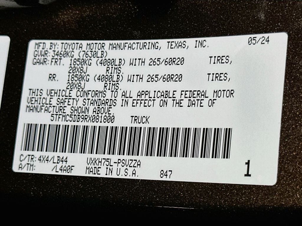 2024 Toyota Tundra Hybrid 1794 Edition