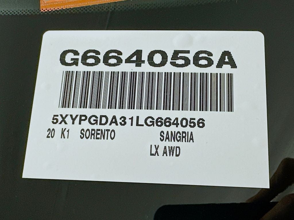 2020 Kia Sorento LX