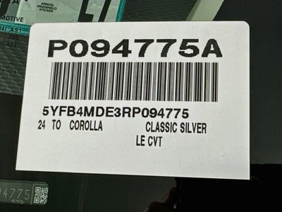 2024 Toyota Corolla LE