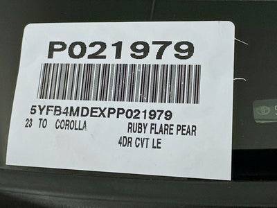 2023 Toyota Corolla LE