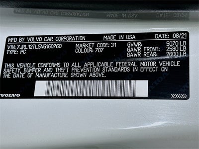 2022 Volvo S60 B5 Inscription
