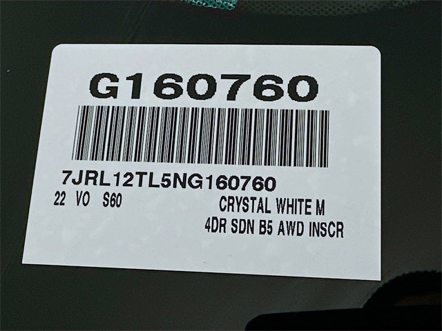 2022 Volvo S60 B5 Inscription