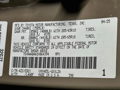 2025 Toyota Sequoia TRD Pro