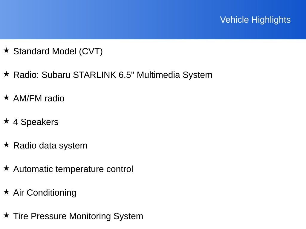 2023 Subaru Crosstrek Base