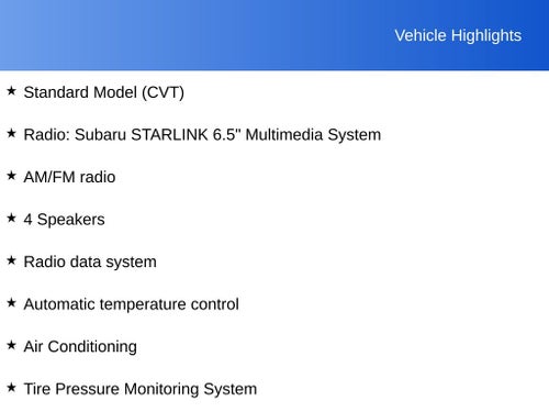 2023 Subaru Crosstrek Base