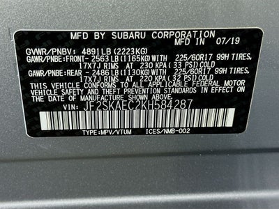 2019 Subaru Forester Premium