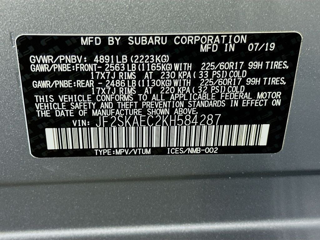 2019 Subaru Forester Premium