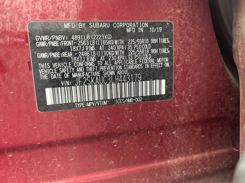 2020 Subaru Forester Limited