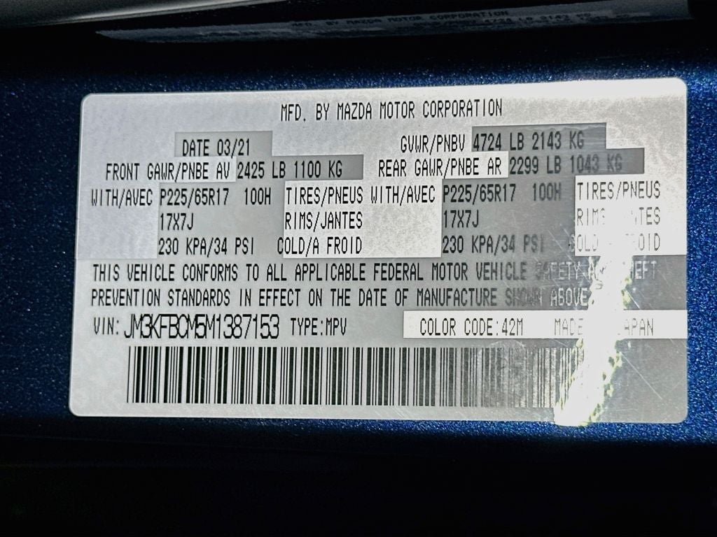 2021 Mazda Mazda CX-5 Touring