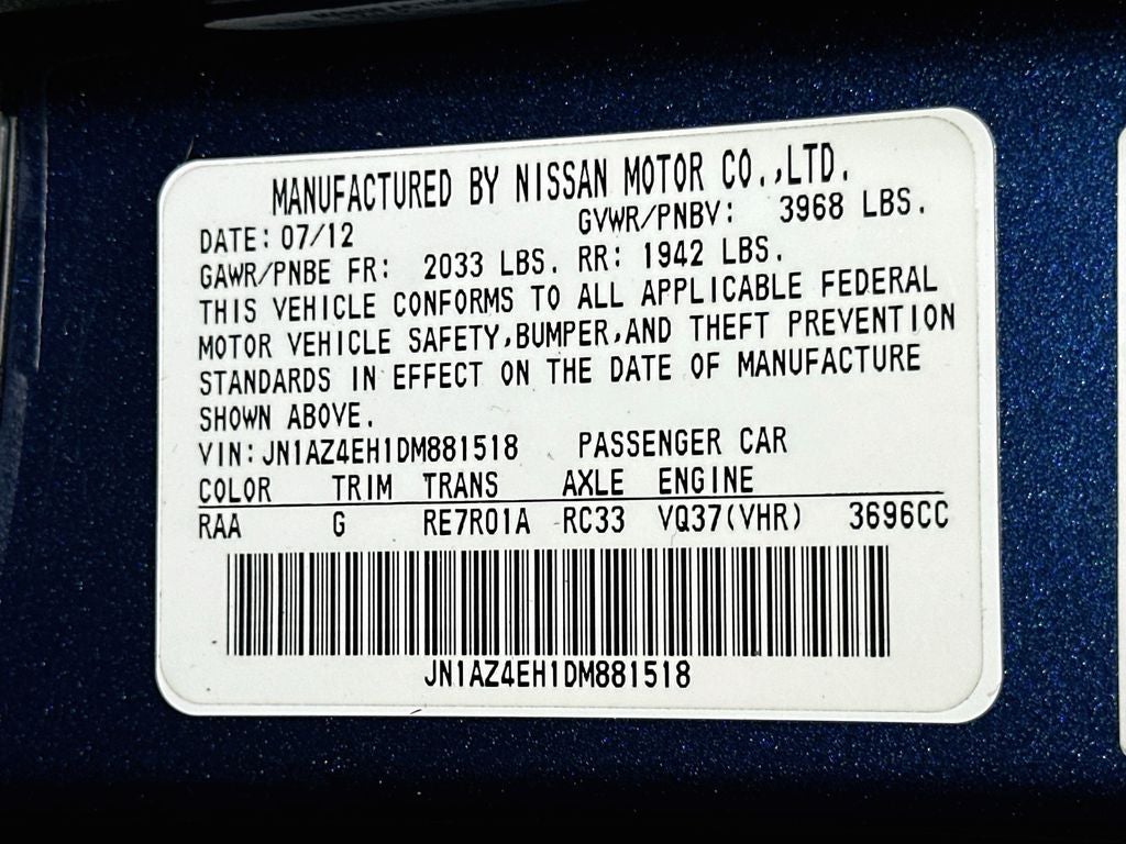 2013 Nissan 370Z Base
