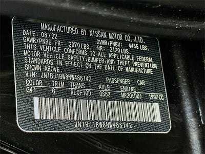 2022 Nissan Rogue Sport SV