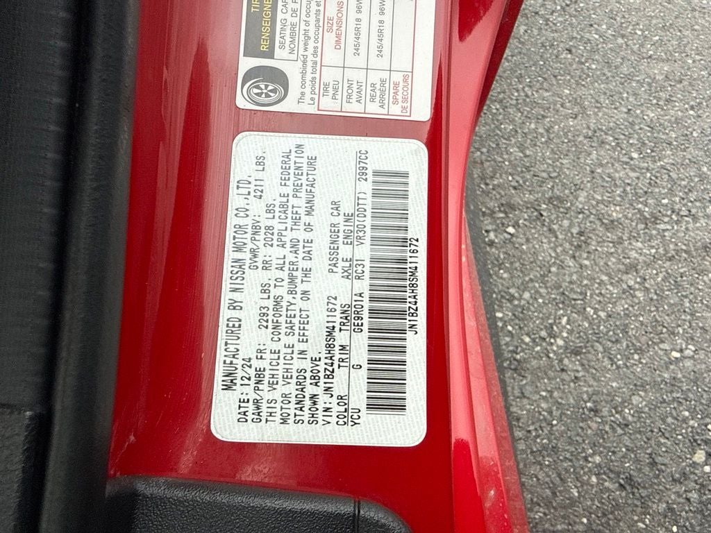 2025 Nissan Z Sport
