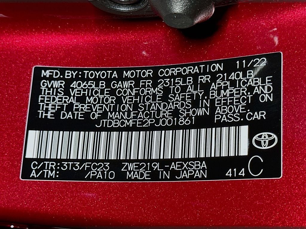 2023 Toyota Corolla Hybrid SE