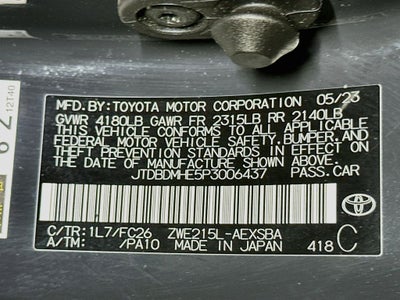 2023 Toyota Corolla Hybrid SE