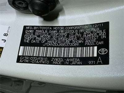 2011 Toyota Prius Three