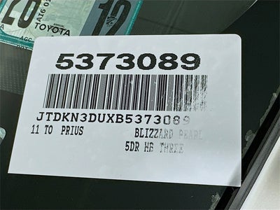 2011 Toyota Prius Three