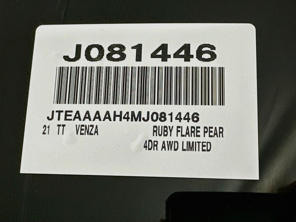 2021 Toyota Venza Limited