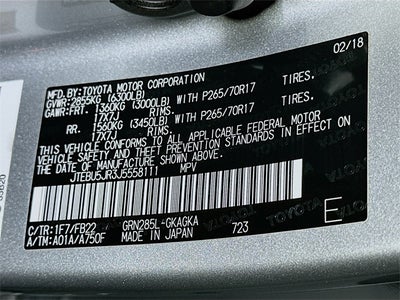 2018 Toyota 4Runner SR5