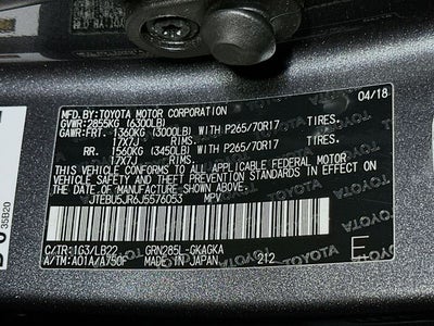 2018 Toyota 4Runner SR5