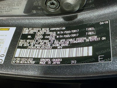 2018 Toyota 4Runner SR5