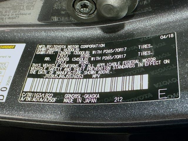 2018 Toyota 4Runner SR5