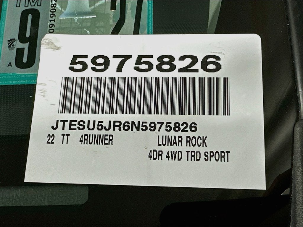 2022 Toyota 4Runner TRD Sport