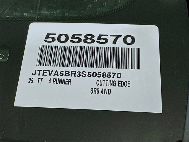 2025 Toyota 4Runner SR5