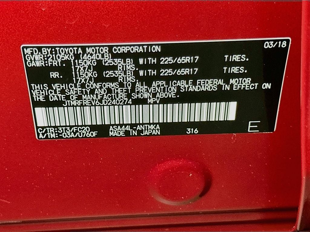 2018 Toyota RAV4 XLE