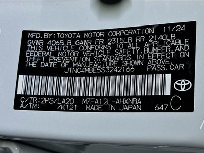 2025 Toyota Corolla Hatchback XSE