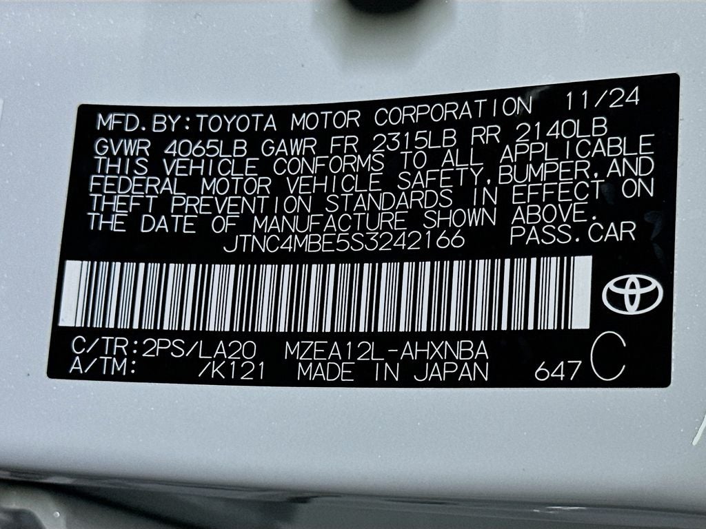2025 Toyota Corolla Hatchback XSE