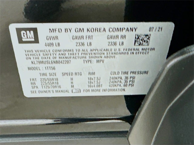 2022 Chevrolet TrailBlazer RS