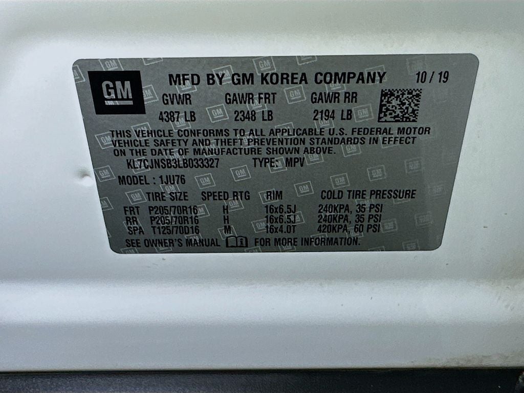 2020 Chevrolet Trax LS