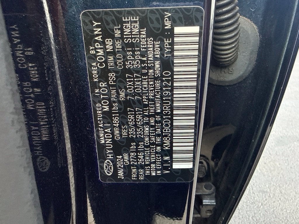 2024 Hyundai Tucson Hybrid Blue