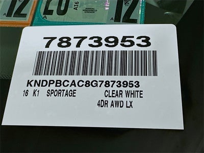 2016 Kia Sportage LX