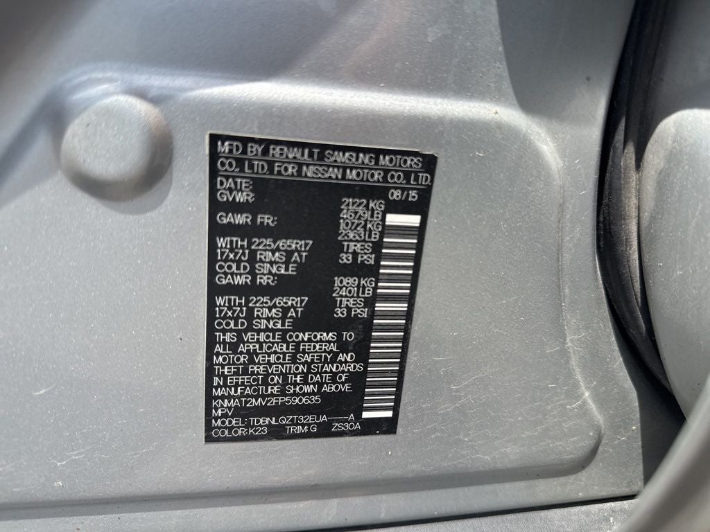 2015 Nissan Rogue SV