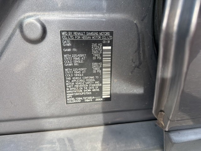 2018 Nissan Rogue SV