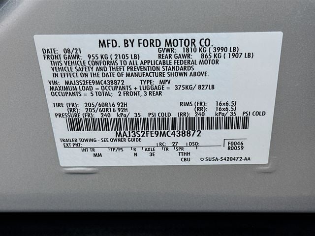 2021 Ford EcoSport S