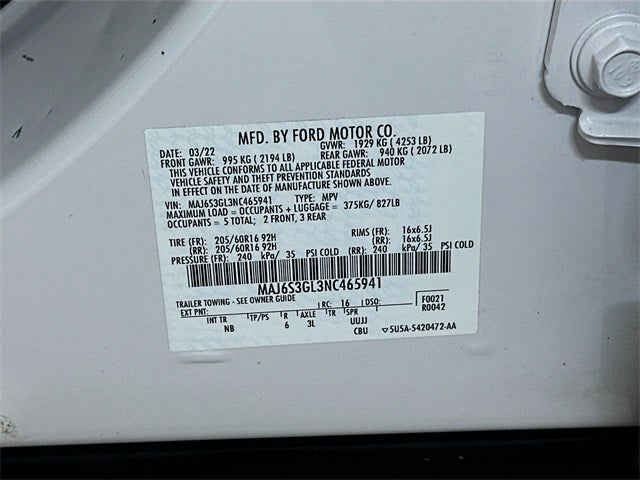 2022 Ford EcoSport SE