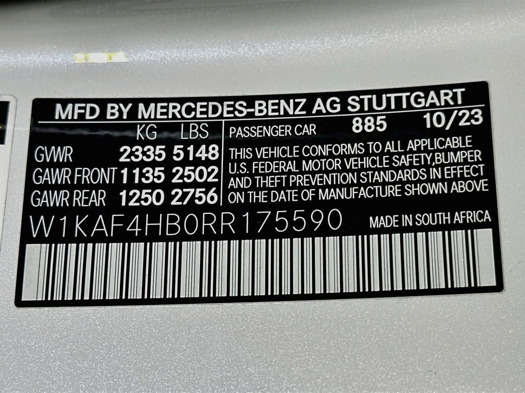 2024 Mercedes-Benz C-Class C 300 4MATIC®