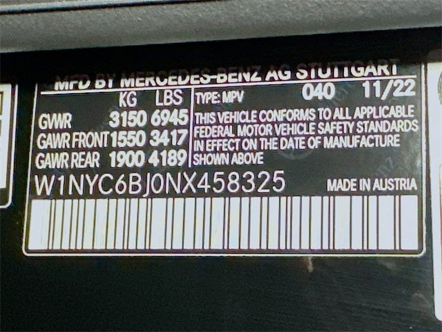 2022 Mercedes-Benz G-Class G 550 4MATIC®