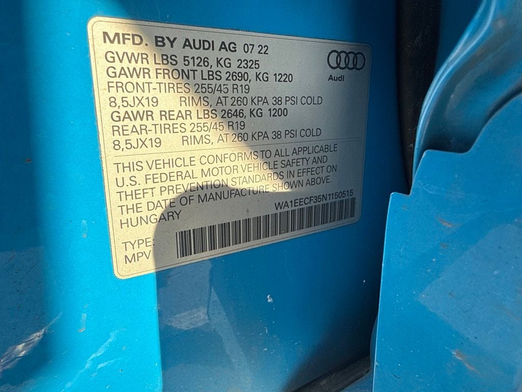 2022 Audi Q3 S Line quattro