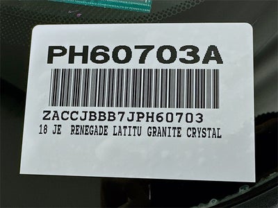 2018 Jeep Renegade Latitude