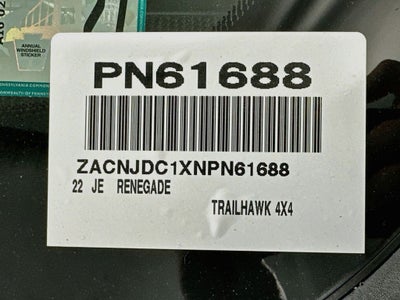 2022 Jeep Renegade Trailhawk