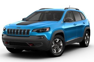 2019 Jeep Cherokee in Hydro Blue Pearl